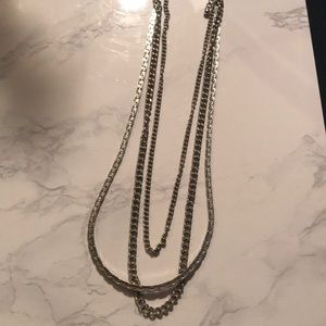 Triple chain necklace